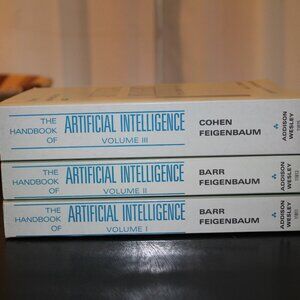 1982 The Handbook of Artificial Intelligence 3 Volume Set -Barr Cohen Feigenbaum